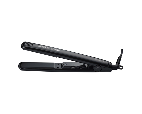 Щипцы для выпрямления волос Black Titanium с титаново-турмалиновым покрытием, 25х90 мм, 105 Вт купить в Минске