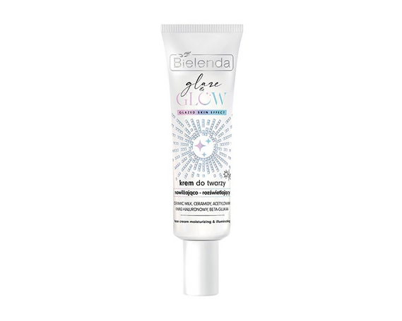 059446 BIELENDA GLAZE & GLOW Иллюминирующий крем для лица увлажняющий, 50 мл купить в Минске