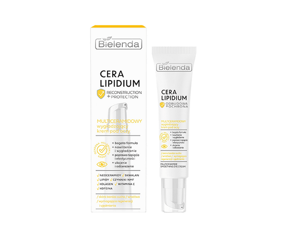 BIELENDA CERA LIPIDIUM Мультикерамидный разглаживающий крем для кожи вокруг глаз, 15мл купить в Минске