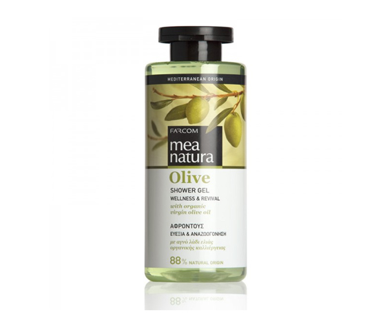 Гель для душа с оливковым маслом Farcom MEA NATURA Olive купить в Минске