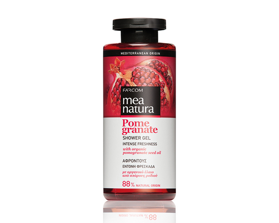 Гель для душа с маслом граната Farcom MEA NATURA Pomegranate купить в Минске