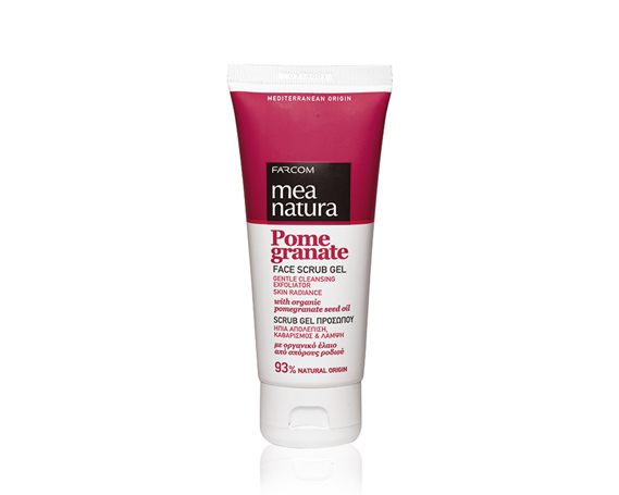 Скраб для лица с маслом граната Farcom MEA NATURA Pomegranate купить в Минске