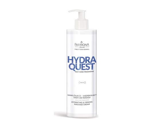 Массажный крем для лица, шеи и декольте, увлажняющий и придающий упругость HYDRA QUEST купить в Минске