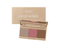 PAESE Cotton Delight Палетка для контуринга (румяна, хайлайтер и пудра скульптурирующая)