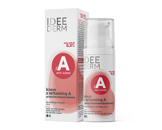 Крем для лица против морщин с витамином А крем для лица с ретинолом IDEE DERM купить в Минске