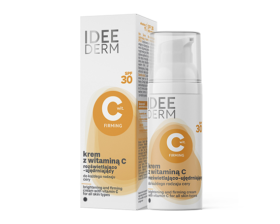 Осветляющий и укрепляющий крем для лица с витамином С IDEE DERM, SPF 30 купить в Минске