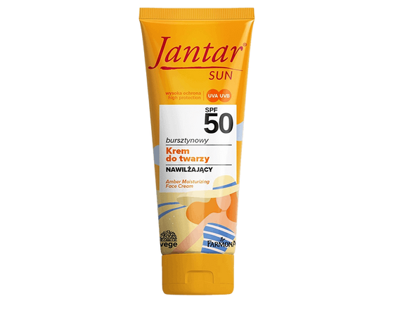 Янтарный увлажняющий крем для лица SPF50 купить в Минске 