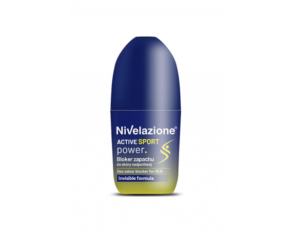 NIVELAZIONE Дезодорант шариковый для мужчин Odour Blocker Active Sport Power против неприятного запаха, 50 мл купить в Минске