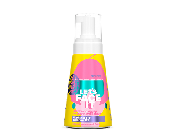 TUTTI FRUTTI Let's Face It Увлажняющая пенка для умывания